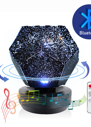 Bluetooth Speaker Star Light Projector Starry LED Galaxy Lamp