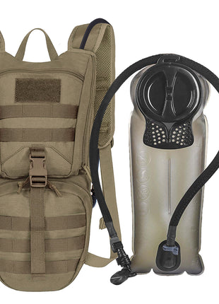 Tactical Hydration Backpack with 2.5L Bladder and Thermal Insulation