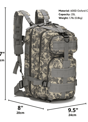 Tactical 25L Molle Backpack