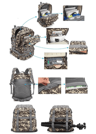 Tactical 45L Molle Rucksack Backpack