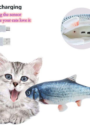 Electric Flipping Fish Toy for Cats